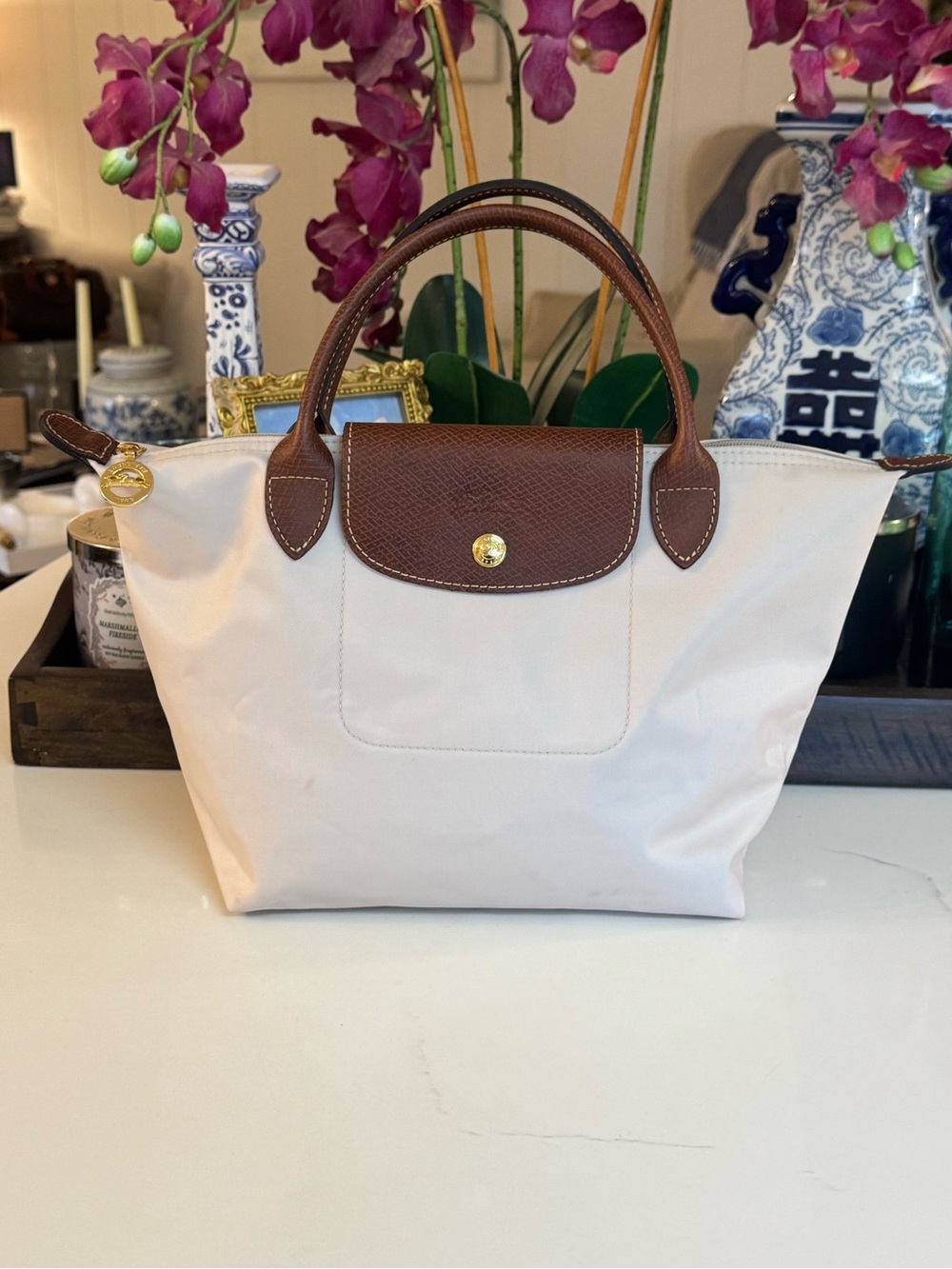 🤍🤎 LONGCHAMP LE PLIAGE ORIGINAL S HANDBAG! 🤍🤎